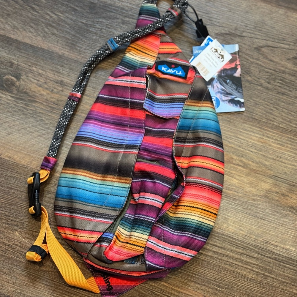 KAVU Striped Sling Bag